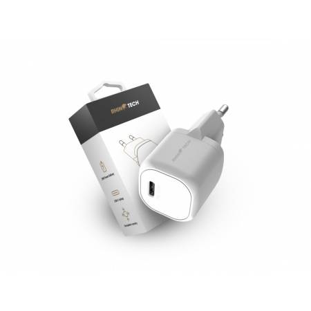 RhinoTech MINI 20W nabíjecí adaptér USB-C PD bílá